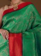 Festive Wear Zari Weaving Work Saree